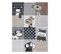 Tapis Fun Pets Pour Enfants, Animaux Gris 140x190 Cm