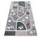 Tapis Fun Strade Pour Enfants, Rue, Ville Gris 140x190 Cm