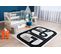 Tapis Fun Track Pour Enfants, Rue, Ville Crème 140x190 Cm