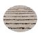 Tapis Fluffy 2371 Cercle Shaggy Rayures - Crème / Anthracite Cercle 120 Cm