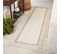 Tapis Sizal Sion Le Tapis De Couloir, Cadre 21782 Tissé à Plat Ecru / Beige 60x200 Cm