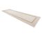 Tapis Sizal Sion Le Tapis De Couloir, Cadre 21782 Tissé à Plat Ecru / Beige 60x200 Cm