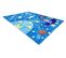 Tapis Lavable Bambino 2265 Fusée Spatiale Pour Les Enfants Antidérapant - Bleu 80x150 Cm