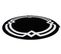 Tapis Hampton Lux Cercle Noir Cercle 200 Cm