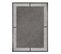 Tapis Mateo 8034/644 Moderne Cadre - Structurel Gris  240x330 Cm