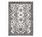 Tapis Mateo 8037/944 Moderne Cadre, Fleurs - Structurel Gris / Beige  160x220 Cm