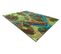 Tapis Rebel Roads Dino World 29 Dinosaures, Antidérapant Pour Enfants - Gris / Vert  95x133 Cm