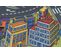 Tapis Rebel Roads Town Life 97 Grande Ville, Rues Antidérapant Pour Enfants - Gris 95x133 Cm