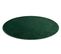 Tapis Softy Cercle Plaine Couleur Unie Forest Vert Cercle 200 Cm