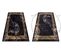 Tapis Lavable Miro 51278.809 Marbre, Grec Antidérapant - Noir / Or 80x150 Cm