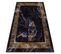 Tapis Lavable Miro 51278.809 Marbre, Grec Antidérapant - Noir / Or 80x150 Cm