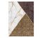 Tapis Lavable Miro 51338.805 Marbre, Géométrique Antidérapant - Marron 120x170 Cm