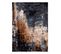 Tapis Lavable Miro 51454.802 Abstraction Antidérapant - Bleu Foncé / Beige 160x220 Cm