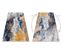 Tapis Lavable Miro 51774.802 Abstraction Antidérapant - Bleu / Beige 160x220 Cm