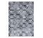 Tapis Lavable Miro 51805.803 Géométrique, Treillis Antidérapant - Gris 80x150 Cm