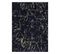 Tapis Lavable Miro 52003.803 Marbre Antidérapant - Noir 80x150 Cm