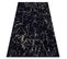 Tapis Lavable Miro 52003.803 Marbre Antidérapant - Noir 80x150 Cm