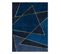 Tapis Lavable Miro 52097.801 Géométrique Antidérapant - Bleu 80x150 Cm