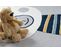 Tapis Yoyo Gd50 Gris/blanc - Ours En Peluche Pour Enfants, Structurelles Et Sensoriell 80x150 Cm