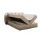 Ensemble 160x200 Cm Bilbao Rangement Et Matelas Ressorts Ensachés En Velours Beige