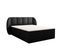 Lit Boxspring 160x200 Cm Bilbao Rangement Et Matelas Ressorts Ensachés En Velours Noir