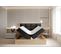 Lit Boxspring 160x200 Cm Selva Rangement Matelas Ressorts Ensachés Et Surmalelas En Velours Noir