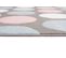 Tapis Enfant Gris Bleu Rose Blanc Pois Baby 160 X 220 Cm