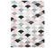 Tapis Enfant Noir Gris Bleu Rose Blanc Baby 140 X 200 Cm