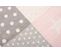 Tapis Salon Chambre Gris Blanc Rose Patchwork Géométrique Doux 240 X 330 Cm Lazur