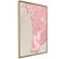 Affiche Murale Encadrée "pink River" 20 X 30 Cm Or