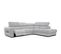 Canapé D'angle Droit Calvera Calvera 5 Places Avec Un Relax Électrique Tissu Gris Clair