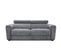 Canapé Droit Xxl Calvera 3 Places Tissu Gris Moyen