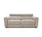 Canapé Droit Xxl Calvera 3 Places Tissu Beige