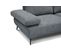 Canapé D'angle Droit Mello 4 Places Tissu Gris Bleu