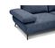 Canapé D'angle Droit Mello 4 Places Tissu Bleu