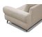 Canapé D'angle Gauche Salvini 4 Places Tissu Beige