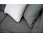 Canapé D'angle Droit Bergo 5 Places En Tissu Gris Foncé Avec Coussins Déco