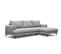 Canapé D'angle Droit Adria 4 Places  Tissu Gris Clair