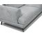 Canapé D'angle Droit Adria 5 Places  Tissu Gris Clair