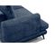 Canapé D'angle Droit Adria 5 Places  Tissu Bleu Foncé