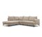 Canapé D'angle Gauche Adria 5 Places  Tissu Beige