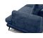 Canapé D'angle Gauche Adria 5 Places  Tissu Bleu Foncé