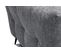 Canapé D'angle Droit Kalmer 5 Places Tissu Gris Moyen