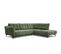 Canapé D'angle Droit Kalmer 5 Places Tissu Vert