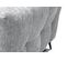 Canapé D'angle Gauche Kalmer 5 Places Tissu Gris Clair