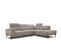 Canapé D'angle Droit Avena 5 Places En Tissu Taupe