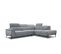 Canapé D'angle Droit Avena 5 Places En Tissu Gris Clair