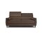 Canapé Droit Taunus 3 Places Xxl Tissu Marron