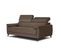 Canapé Droit Taunus 3 Places Xxl Tissu Marron