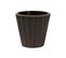 Prosperplast Pot Rond Woode - Ø 488 Mm - Marron Brun